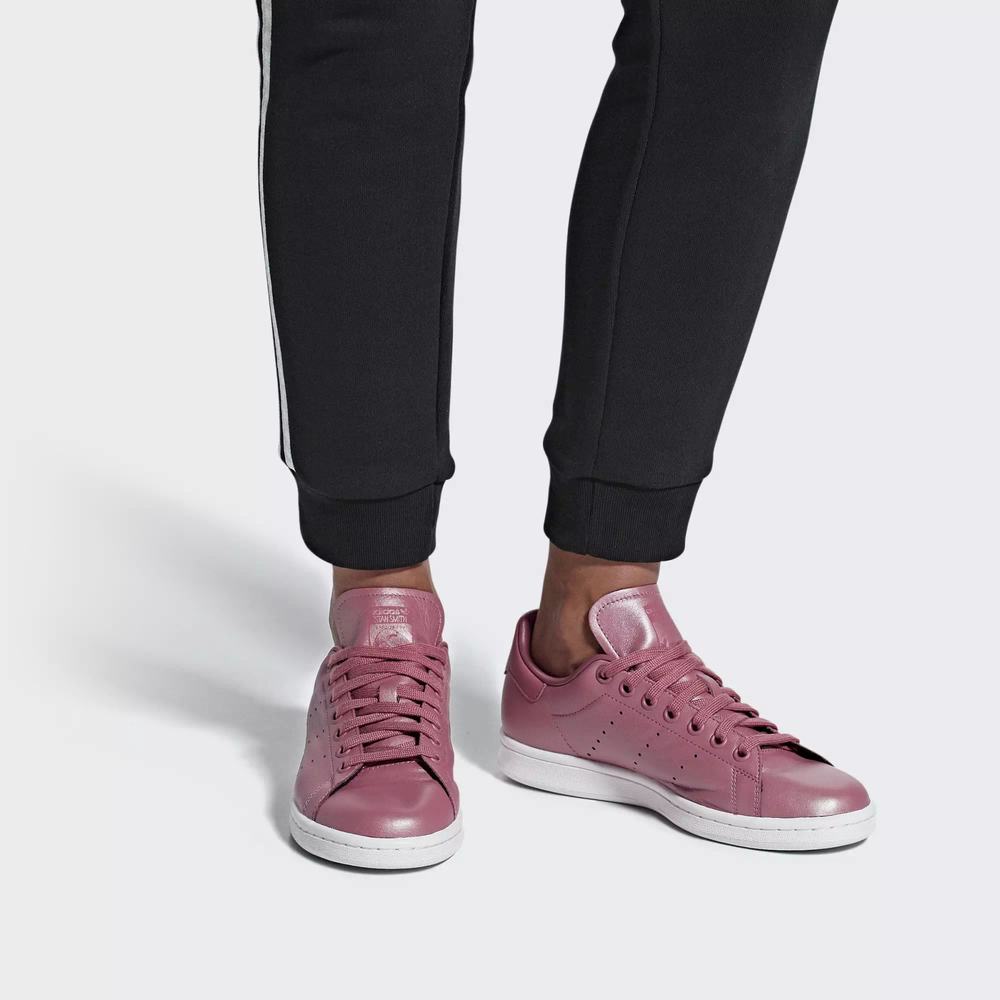Adidas Stan Smith Tenis Rosas Para Mujer (MX-84880)